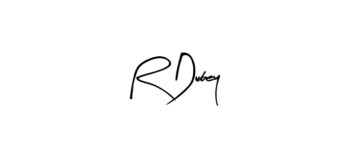 Make a beautiful signature design for name R Dubey. With this signature (Arty Signature) style, you can create a handwritten signature for free. R Dubey signature style 8 images and pictures png