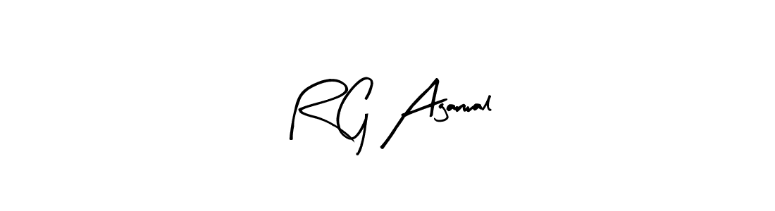How to make R G Agarwal signature? Arty Signature is a professional autograph style. Create handwritten signature for R G Agarwal name. R G Agarwal signature style 8 images and pictures png