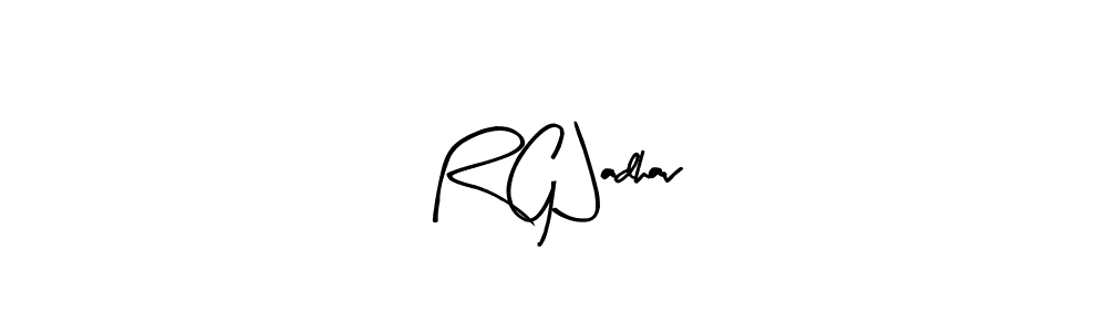 How to make R G Jadhav signature? Arty Signature is a professional autograph style. Create handwritten signature for R G Jadhav name. R G Jadhav signature style 8 images and pictures png