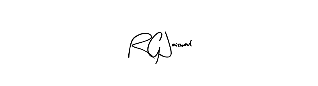 Similarly Arty Signature is the best handwritten signature design. Signature creator online .You can use it as an online autograph creator for name R G Jaiswal. R G Jaiswal signature style 8 images and pictures png