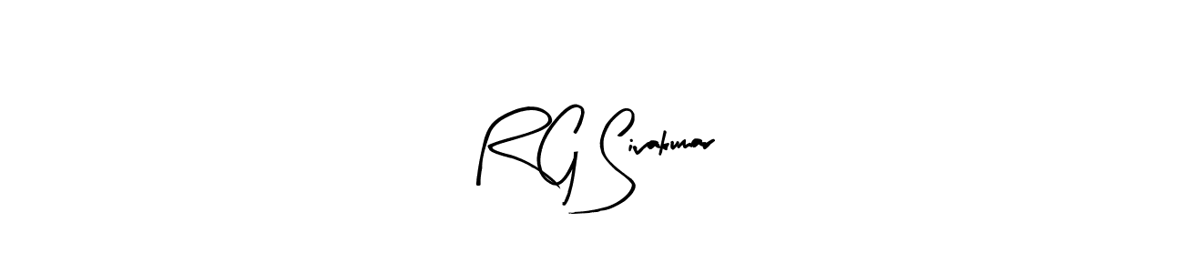 Use a signature maker to create a handwritten signature online. With this signature software, you can design (Arty Signature) your own signature for name R G Sivakumar. R G Sivakumar signature style 8 images and pictures png