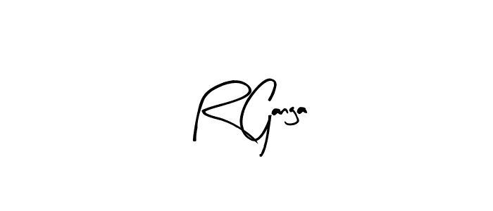 How to make R Ganga name signature. Use Arty Signature style for creating short signs online. This is the latest handwritten sign. R Ganga signature style 8 images and pictures png