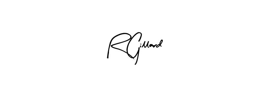 See photos of R Gillard official signature by Spectra . Check more albums & portfolios. Read reviews & check more about Arty Signature font. R Gillard signature style 8 images and pictures png