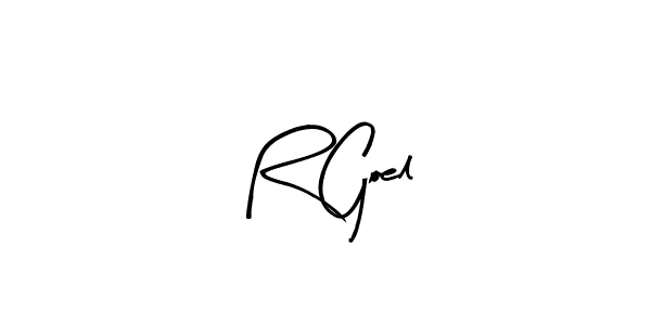 Make a beautiful signature design for name R Goel. Use this online signature maker to create a handwritten signature for free. R Goel signature style 8 images and pictures png