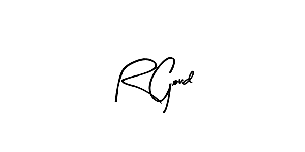 Create a beautiful signature design for name R Goud. With this signature (Arty Signature) fonts, you can make a handwritten signature for free. R Goud signature style 8 images and pictures png