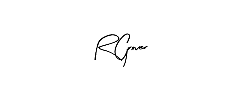 The best way (Arty Signature) to make a short signature is to pick only two or three words in your name. The name R Grover include a total of six letters. For converting this name. R Grover signature style 8 images and pictures png