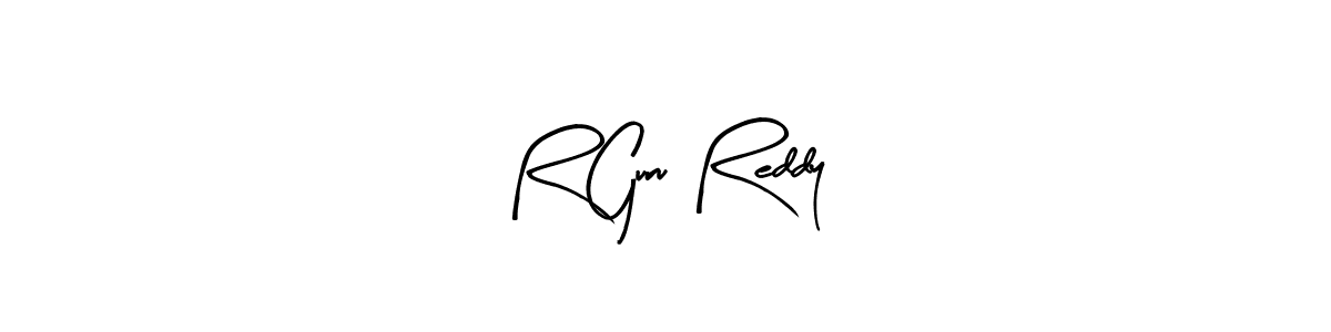 Here are the top 10 professional signature styles for the name R Guru Reddy. These are the best autograph styles you can use for your name. R Guru Reddy signature style 8 images and pictures png