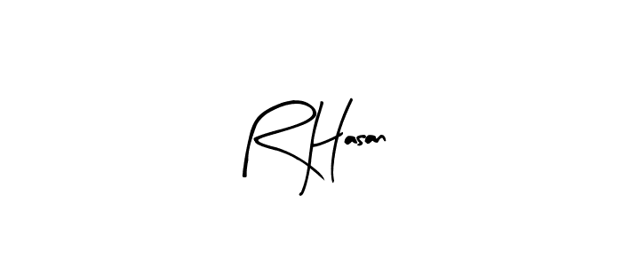 Also You can easily find your signature by using the search form. We will create R Hasan name handwritten signature images for you free of cost using Arty Signature sign style. R Hasan signature style 8 images and pictures png