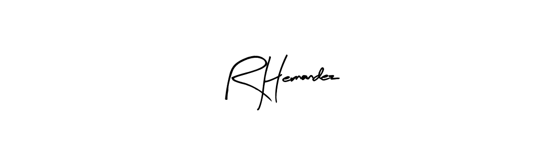 Similarly Arty Signature is the best handwritten signature design. Signature creator online .You can use it as an online autograph creator for name R Hernandez. R Hernandez signature style 8 images and pictures png