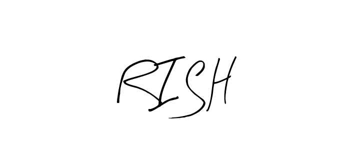 Create a beautiful signature design for name R I S H. With this signature (Arty Signature) fonts, you can make a handwritten signature for free. R I S H signature style 8 images and pictures png