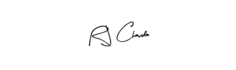 if you are searching for the best signature style for your name R J Chavda. so please give up your signature search. here we have designed multiple signature styles  using Arty Signature. R J Chavda signature style 8 images and pictures png