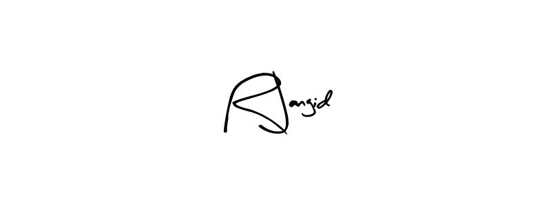 Design your own signature with our free online signature maker. With this signature software, you can create a handwritten (Arty Signature) signature for name R Jangid. R Jangid signature style 8 images and pictures png