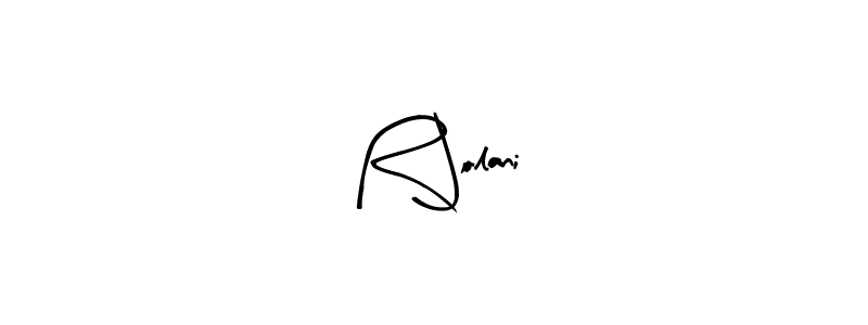 How to make R Jolani signature? Arty Signature is a professional autograph style. Create handwritten signature for R Jolani name. R Jolani signature style 8 images and pictures png