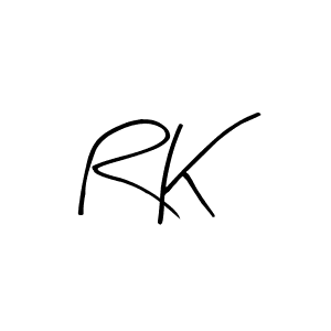 You should practise on your own different ways (Arty Signature) to write your name (R K) in signature. don't let someone else do it for you. R K signature style 8 images and pictures png