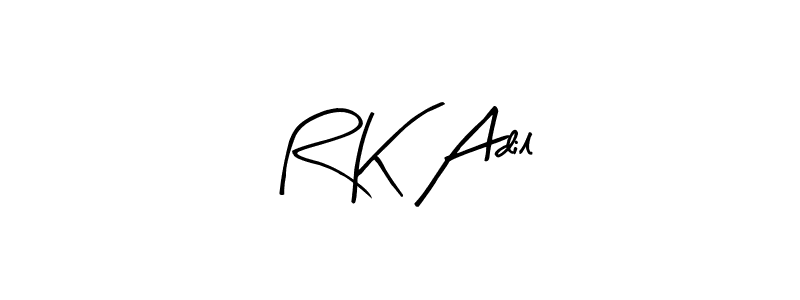 You can use this online signature creator to create a handwritten signature for the name R K Adil. This is the best online autograph maker. R K Adil signature style 8 images and pictures png