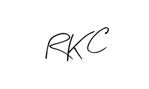 You should practise on your own different ways (Arty Signature) to write your name (R K C) in signature. don't let someone else do it for you. R K C signature style 8 images and pictures png