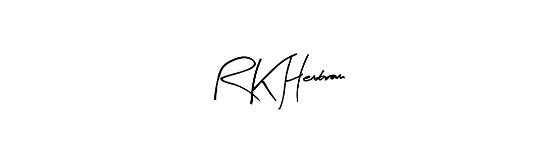 Also You can easily find your signature by using the search form. We will create R K Hembram name handwritten signature images for you free of cost using Arty Signature sign style. R K Hembram signature style 8 images and pictures png