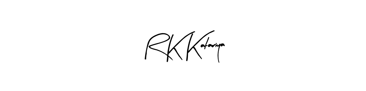 Use a signature maker to create a handwritten signature online. With this signature software, you can design (Arty Signature) your own signature for name R K Katariya. R K Katariya signature style 8 images and pictures png