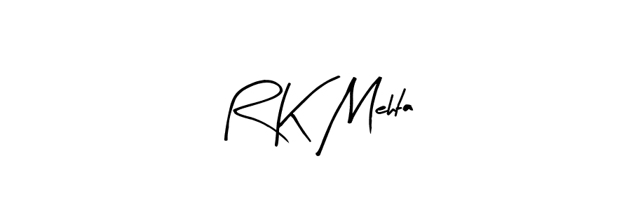 How to make R K Mehta name signature. Use Arty Signature style for creating short signs online. This is the latest handwritten sign. R K Mehta signature style 8 images and pictures png