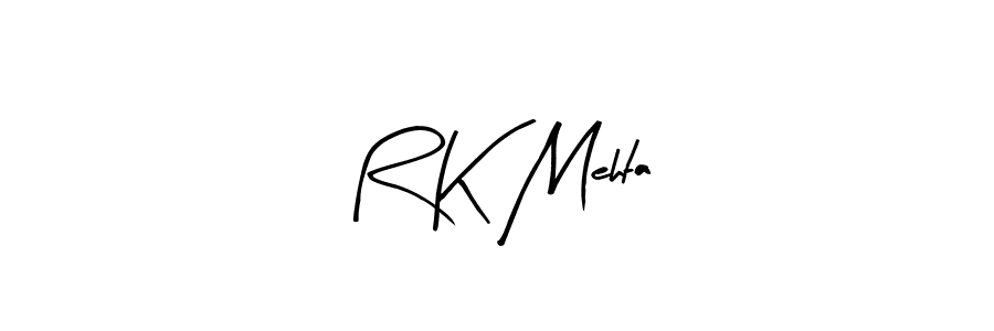 Make a beautiful signature design for name R K Mehta. With this signature (Arty Signature) style, you can create a handwritten signature for free. R K Mehta signature style 8 images and pictures png