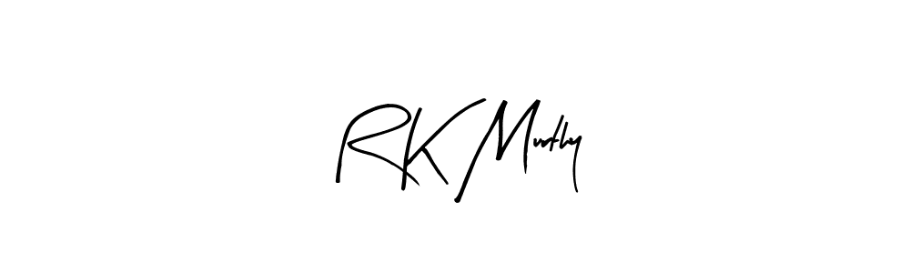 Design your own signature with our free online signature maker. With this signature software, you can create a handwritten (Arty Signature) signature for name R K Murthy. R K Murthy signature style 8 images and pictures png