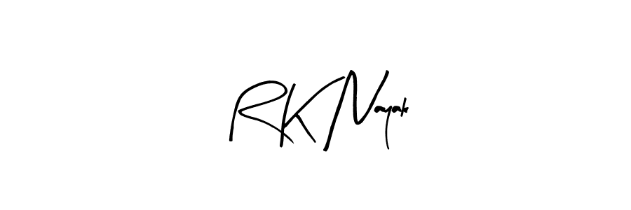 How to make R K Nayak name signature. Use Arty Signature style for creating short signs online. This is the latest handwritten sign. R K Nayak signature style 8 images and pictures png