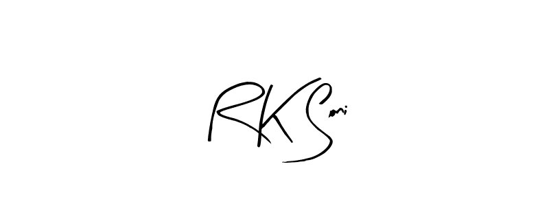 if you are searching for the best signature style for your name R K Soni. so please give up your signature search. here we have designed multiple signature styles  using Arty Signature. R K Soni signature style 8 images and pictures png