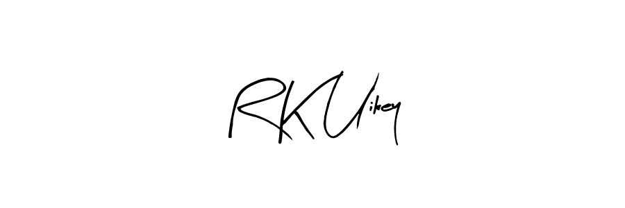 Use a signature maker to create a handwritten signature online. With this signature software, you can design (Arty Signature) your own signature for name R K Uikey. R K Uikey signature style 8 images and pictures png