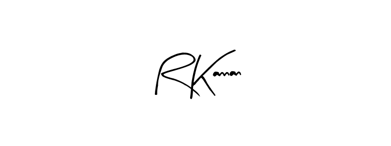 if you are searching for the best signature style for your name R Kannan. so please give up your signature search. here we have designed multiple signature styles  using Arty Signature. R Kannan signature style 8 images and pictures png