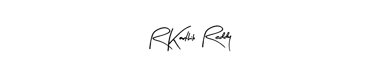 This is the best signature style for the R Karthik Reddy name. Also you like these signature font (Arty Signature). Mix name signature. R Karthik Reddy signature style 8 images and pictures png