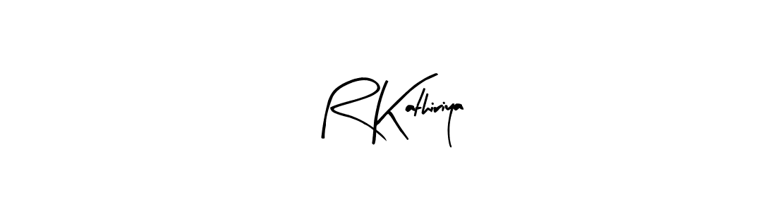 This is the best signature style for the R Kathiriya name. Also you like these signature font (Arty Signature). Mix name signature. R Kathiriya signature style 8 images and pictures png