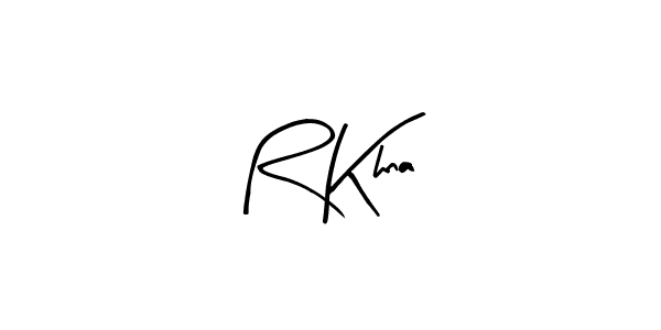 How to make R Khna signature? Arty Signature is a professional autograph style. Create handwritten signature for R Khna name. R Khna signature style 8 images and pictures png