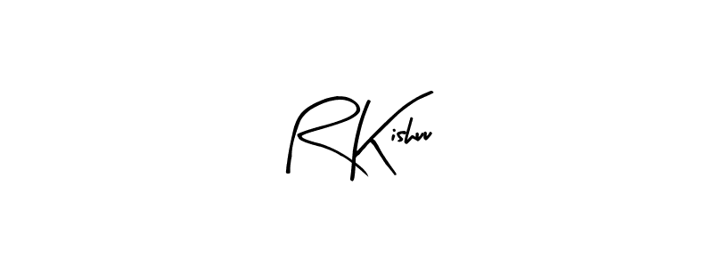 The best way (Arty Signature) to make a short signature is to pick only two or three words in your name. The name R Kishuu include a total of six letters. For converting this name. R Kishuu signature style 8 images and pictures png