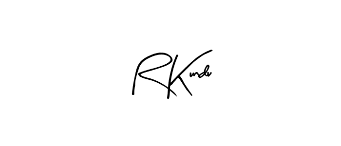 if you are searching for the best signature style for your name R Kundu. so please give up your signature search. here we have designed multiple signature styles  using Arty Signature. R Kundu signature style 8 images and pictures png