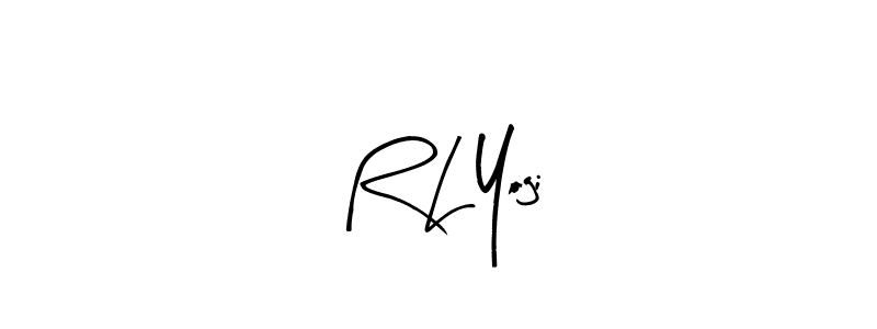 Best and Professional Signature Style for R L Yogi. Arty Signature Best Signature Style Collection. R L Yogi signature style 8 images and pictures png
