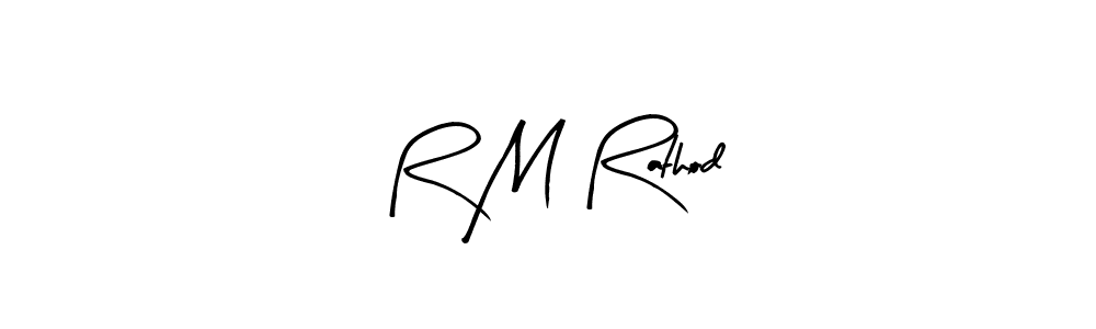 Here are the top 10 professional signature styles for the name R M Rathod. These are the best autograph styles you can use for your name. R M Rathod signature style 8 images and pictures png