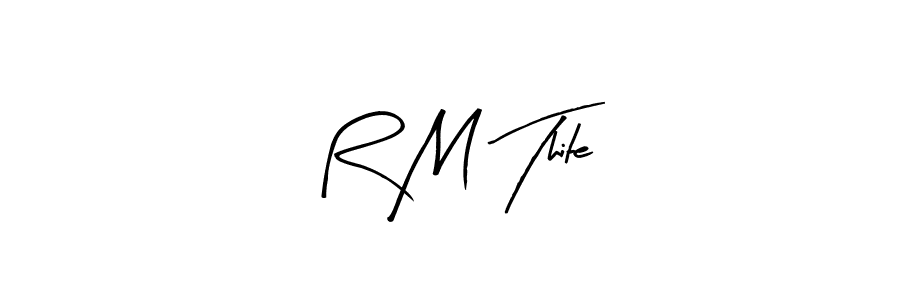 How to Draw R M Thite signature style? Arty Signature is a latest design signature styles for name R M Thite. R M Thite signature style 8 images and pictures png