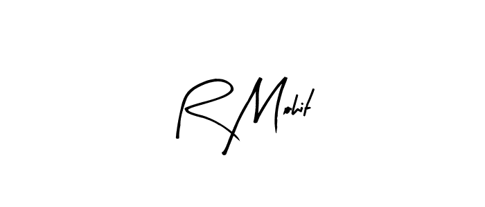 You should practise on your own different ways (Arty Signature) to write your name (R Mohit) in signature. don't let someone else do it for you. R Mohit signature style 8 images and pictures png