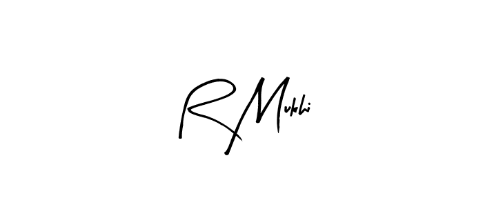 How to make R Mukhi name signature. Use Arty Signature style for creating short signs online. This is the latest handwritten sign. R Mukhi signature style 8 images and pictures png