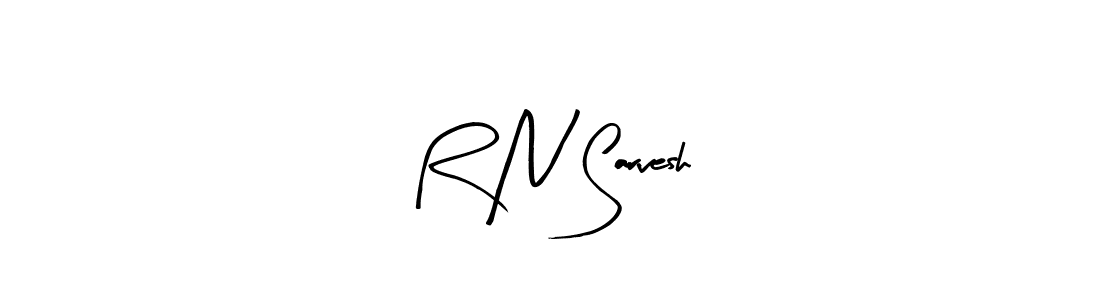 Once you've used our free online signature maker to create your best signature Arty Signature style, it's time to enjoy all of the benefits that R N Sarvesh name signing documents. R N Sarvesh signature style 8 images and pictures png