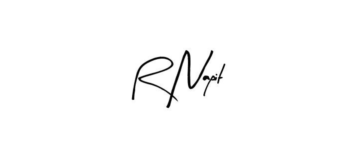 if you are searching for the best signature style for your name R Napit. so please give up your signature search. here we have designed multiple signature styles  using Arty Signature. R Napit signature style 8 images and pictures png