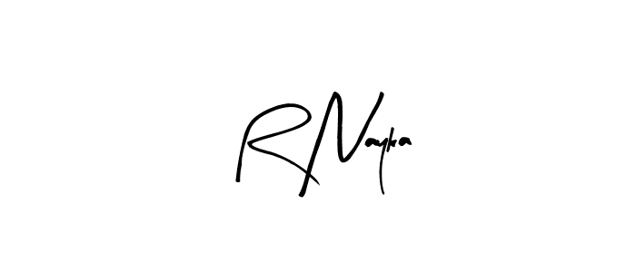 Use a signature maker to create a handwritten signature online. With this signature software, you can design (Arty Signature) your own signature for name R Nayka. R Nayka signature style 8 images and pictures png