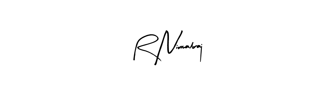 How to make R Nirmalraj signature? Arty Signature is a professional autograph style. Create handwritten signature for R Nirmalraj name. R Nirmalraj signature style 8 images and pictures png