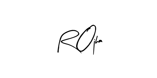How to Draw R Ojha signature style? Arty Signature is a latest design signature styles for name R Ojha. R Ojha signature style 8 images and pictures png