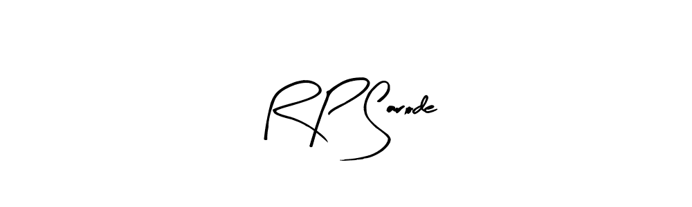Similarly Arty Signature is the best handwritten signature design. Signature creator online .You can use it as an online autograph creator for name R P Sarode. R P Sarode signature style 8 images and pictures png