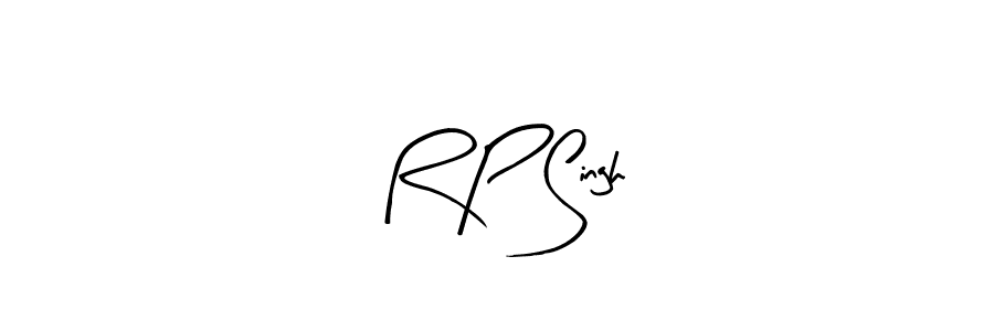 The best way (Arty Signature) to make a short signature is to pick only two or three words in your name. The name R P Singh include a total of six letters. For converting this name. R P Singh signature style 8 images and pictures png