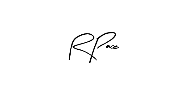 Make a beautiful signature design for name R Pace. With this signature (Arty Signature) style, you can create a handwritten signature for free. R Pace signature style 8 images and pictures png