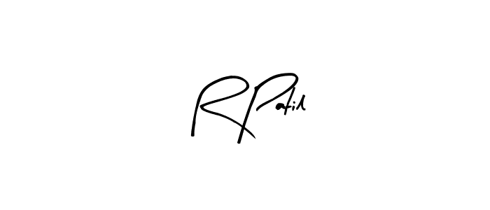 Similarly Arty Signature is the best handwritten signature design. Signature creator online .You can use it as an online autograph creator for name R Patil. R Patil signature style 8 images and pictures png