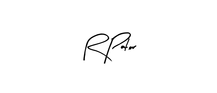 R Pator stylish signature style. Best Handwritten Sign (Arty Signature) for my name. Handwritten Signature Collection Ideas for my name R Pator. R Pator signature style 8 images and pictures png