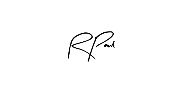 Similarly Arty Signature is the best handwritten signature design. Signature creator online .You can use it as an online autograph creator for name R Paul. R Paul signature style 8 images and pictures png